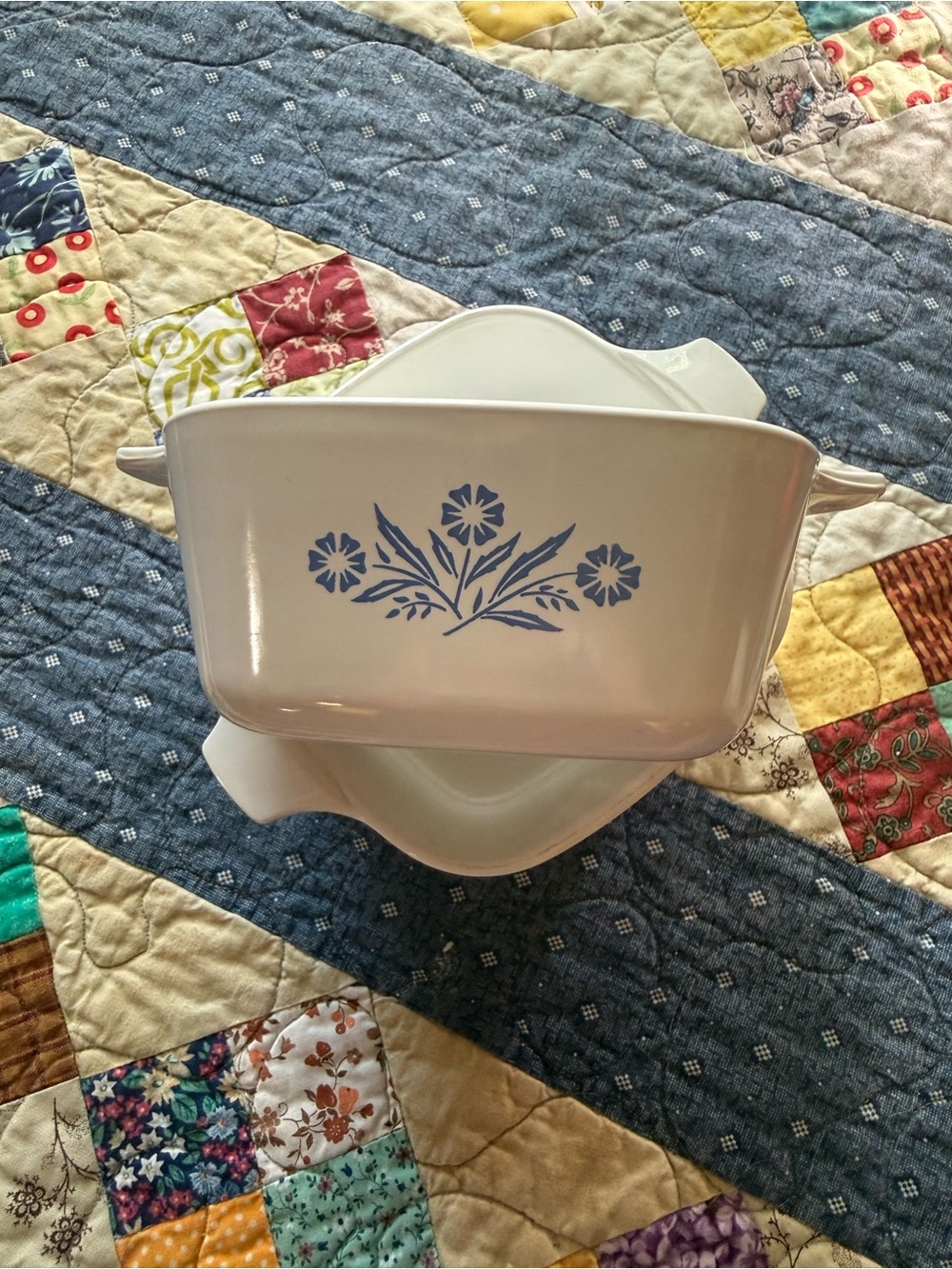 Vintage Corning Ware Blue Cornflower P-43-B Petite Pans 22 oz Set of 2